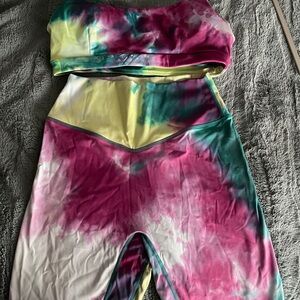 Women's Tie-Dye Athletic Shorts